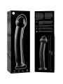 MODELO 11 DILDO CRISTAL BOROSILICATO TRANSPARENTE 16 CM -O- 3 CM DE LA MARCA NEBULA SERIES BY IBIZA