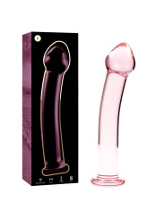 MODELO 11 DILDO CRISTAL BOROSILICATO TRANSPARENTE 16 CM -O- 3 CM DE LA MARCA NEBULA SERIES BY IBIZA