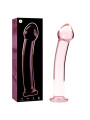 MODELO 11 DILDO CRISTAL BOROSILICATO TRANSPARENTE 16 CM -O- 3 CM DE LA MARCA NEBULA SERIES BY IBIZA