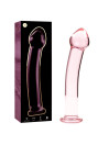 MODELO 11 DILDO CRISTAL BOROSILICATO TRANSPARENTE 16 CM -O- 3 CM DE LA MARCA NEBULA SERIES BY IBIZA