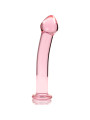 MODELO 11 DILDO CRISTAL BOROSILICATO TRANSPARENTE 16 CM -O- 3 CM DE LA MARCA NEBULA SERIES BY IBIZA