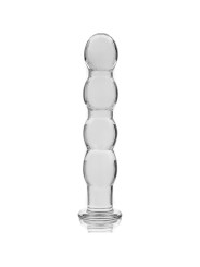 MODELO 10 DILDO CRISTAL BOROSILICATO TRANSPARENTE 16.5 CM -O- 3.5 CM DE LA MARCA NEBULA SERIES BY IBIZA
