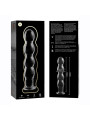 MODELO 10 DILDO CRISTAL BOROSILICATO TRANSPARENTE 16.5 CM -O- 3.5 CM DE LA MARCA NEBULA SERIES BY IBIZA