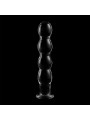 MODELO 10 DILDO CRISTAL BOROSILICATO TRANSPARENTE 16.5 CM -O- 3.5 CM DE LA MARCA NEBULA SERIES BY IBIZA