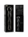 MODELO 13 DILDO CRISTAL BOROSILICATO TRANSPARENTE 18 CM -O- 3.5 CM DE LA MARCA NEBULA SERIES BY IBIZA