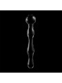 MODELO 13 DILDO CRISTAL BOROSILICATO TRANSPARENTE 18 CM -O- 3.5 CM DE LA MARCA NEBULA SERIES BY IBIZA