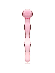 MODELO 13 DILDO CRISTAL BOROSILICATO TRANSPARENTE 18 CM -O- 3.5 CM DE LA MARCA NEBULA SERIES BY IBIZA