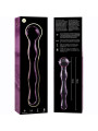 MODELO 13 DILDO CRISTAL BOROSILICATO TRANSPARENTE 18 CM -O- 3.5 CM DE LA MARCA NEBULA SERIES BY IBIZA