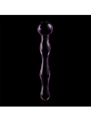 MODELO 13 DILDO CRISTAL BOROSILICATO TRANSPARENTE 18 CM -O- 3.5 CM DE LA MARCA NEBULA SERIES BY IBIZA