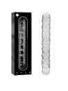 MODELO 15 DILDO CRISTAL BOROSILICATO TRANSPARENTE 18.5 CM -O- 3 CM DE LA MARCA NEBULA SERIES BY IBIZA