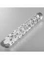 MODELO 15 DILDO CRISTAL BOROSILICATO TRANSPARENTE 18.5 CM -O- 3 CM DE LA MARCA NEBULA SERIES BY IBIZA