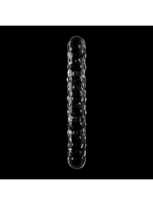 MODELO 15 DILDO CRISTAL BOROSILICATO TRANSPARENTE 18.5 CM -O- 3 CM DE LA MARCA NEBULA SERIES BY IBIZA