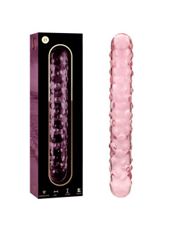 MODELO 15 DILDO CRISTAL BOROSILICATO TRANSPARENTE 18.5 CM -O- 3 CM DE LA MARCA NEBULA SERIES BY IBIZA