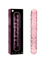 MODELO 15 DILDO CRISTAL BOROSILICATO TRANSPARENTE 18.5 CM -O- 3 CM DE LA MARCA NEBULA SERIES BY IBIZA