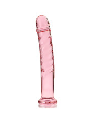 MODELO 16 DILDO CRISTAL BOROSILICATO TRANSPARENTE 18.5 CM -O- 3 CM DE LA MARCA NEBULA SERIES BY IBIZA