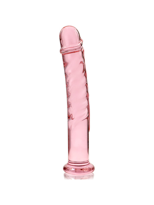 MODELO 16 DILDO CRISTAL BOROSILICATO TRANSPARENTE 18.5 CM -O- 3 CM DE LA MARCA NEBULA SERIES BY IBIZA