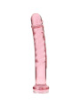 MODELO 16 DILDO CRISTAL BOROSILICATO TRANSPARENTE 18.5 CM -O- 3 CM DE LA MARCA NEBULA SERIES BY IBIZA