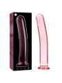 MODELO 17 DILDO CRISTAL BOROSILICATO TRANSPARENTE 18.5 CM -O- 3 CM DE LA MARCA NEBULA SERIES BY IBIZA