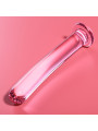 MODELO 17 DILDO CRISTAL BOROSILICATO TRANSPARENTE 18.5 CM -O- 3 CM DE LA MARCA NEBULA SERIES BY IBIZA