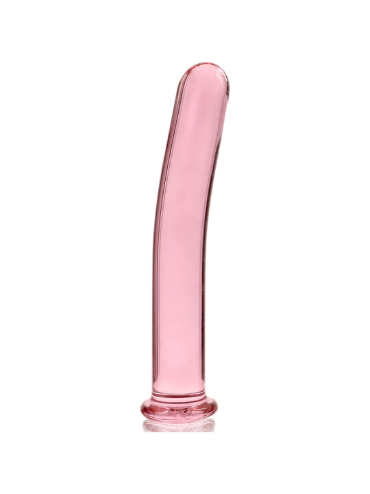 MODELO 17 DILDO CRISTAL BOROSILICATO TRANSPARENTE 18.5 CM -O- 3 CM DE LA MARCA NEBULA SERIES BY IBIZA