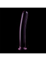 MODELO 17 DILDO CRISTAL BOROSILICATO TRANSPARENTE 18.5 CM -O- 3 CM DE LA MARCA NEBULA SERIES BY IBIZA