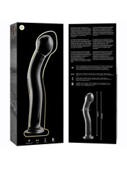 MODELO 18 DILDO CRISTAL BOROSILICATO TRANSPARENTE 18.5 CM -O- 3.5 CM DE LA MARCA NEBULA SERIES BY IBIZA