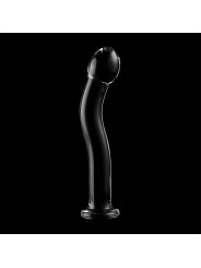 MODELO 18 DILDO CRISTAL BOROSILICATO TRANSPARENTE 18.5 CM -O- 3.5 CM DE LA MARCA NEBULA SERIES BY IBIZA