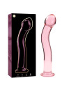 MODELO 18 DILDO CRISTAL BOROSILICATO TRANSPARENTE 18.5 CM -O- 3.5 CM DE LA MARCA NEBULA SERIES BY IBIZA