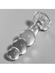 MODELO 1 PLUG CRISTAL BOROSILICATO TRANSPARENTE 10.5 CM -O- 3 CM DE LA MARCA NEBULA SERIES BY IBIZA