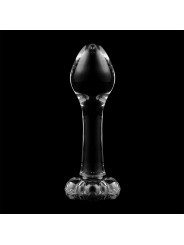 MODELO 2 PLUG CRISTAL BOROSILICATO TRANSPARENTE 11 CM -O- 3.5 CM DE LA MARCA NEBULA SERIES BY IBIZA