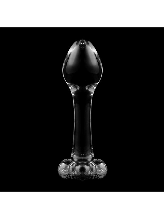 MODELO 2 PLUG CRISTAL BOROSILICATO TRANSPARENTE 11 CM -O- 3.5 CM DE LA MARCA NEBULA SERIES BY IBIZA