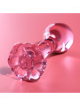 MODELO 2 PLUG CRISTAL BOROSILICATO TRANSPARENTE 11 CM -O- 3.5 CM DE LA MARCA NEBULA SERIES BY IBIZA
