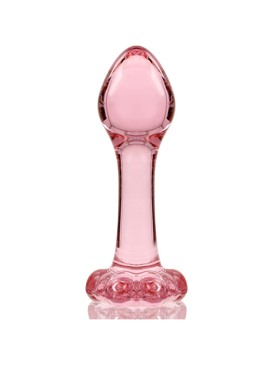 MODELO 2 PLUG CRISTAL BOROSILICATO TRANSPARENTE 11 CM -O- 3.5 CM DE LA MARCA NEBULA SERIES BY IBIZA