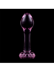 MODELO 2 PLUG CRISTAL BOROSILICATO TRANSPARENTE 11 CM -O- 3.5 CM DE LA MARCA NEBULA SERIES BY IBIZA