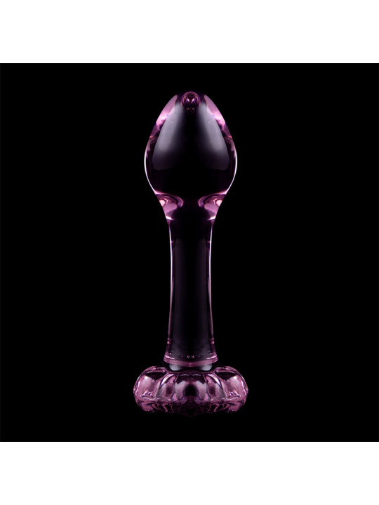 MODELO 2 PLUG CRISTAL BOROSILICATO TRANSPARENTE 11 CM -O- 3.5 CM DE LA MARCA NEBULA SERIES BY IBIZA