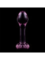 MODELO 2 PLUG CRISTAL BOROSILICATO TRANSPARENTE 11 CM -O- 3.5 CM DE LA MARCA NEBULA SERIES BY IBIZA