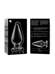 MODELO 4 PLUG CRISTAL BOROSILICATO TRANSPARENTE 11 CM -O- 5 CM DE LA MARCA NEBULA SERIES BY IBIZA