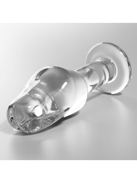 MODELO 6 PLUG CRISTAL BOROSILICATO TRANSPARENTE 12.5 CM -O- 4 CM DE LA MARCA NEBULA SERIES BY IBIZA