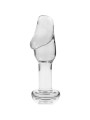 MODELO 6 PLUG CRISTAL BOROSILICATO TRANSPARENTE 12.5 CM -O- 4 CM DE LA MARCA NEBULA SERIES BY IBIZA