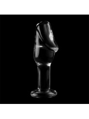 MODELO 6 PLUG CRISTAL BOROSILICATO TRANSPARENTE 12.5 CM -O- 4 CM DE LA MARCA NEBULA SERIES BY IBIZA