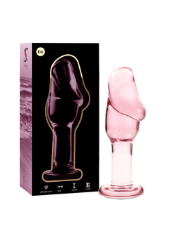 MODELO 6 PLUG CRISTAL BOROSILICATO TRANSPARENTE 12.5 CM -O- 4 CM DE LA MARCA NEBULA SERIES BY IBIZA