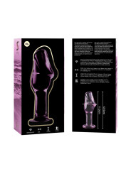 MODELO 6 PLUG CRISTAL BOROSILICATO TRANSPARENTE 12.5 CM -O- 4 CM DE LA MARCA NEBULA SERIES BY IBIZA