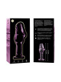 MODELO 6 PLUG CRISTAL BOROSILICATO TRANSPARENTE 12.5 CM -O- 4 CM DE LA MARCA NEBULA SERIES BY IBIZA
