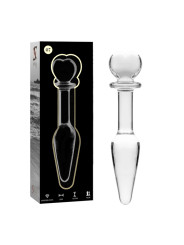 MODELO 7 PLUG CRISTAL BOROSILICATO TRANSPARENTE 13.5 CM -O- 3 CM DE LA MARCA NEBULA SERIES BY IBIZA