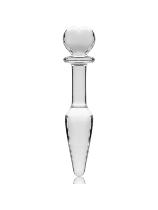 MODELO 7 PLUG CRISTAL BOROSILICATO TRANSPARENTE 13.5 CM -O- 3 CM DE LA MARCA NEBULA SERIES BY IBIZA