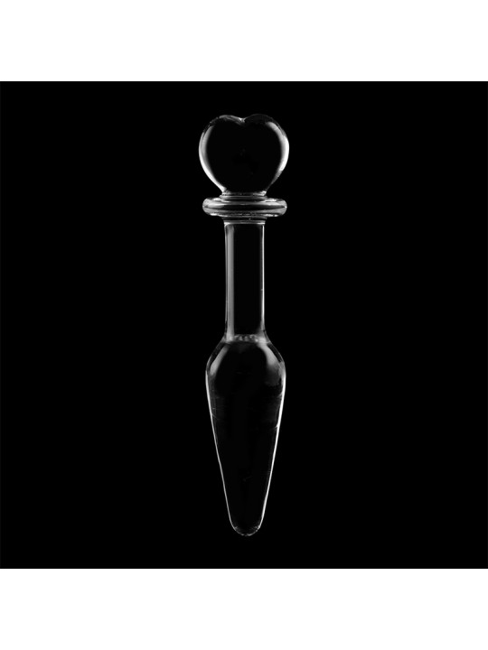 MODELO 7 PLUG CRISTAL BOROSILICATO TRANSPARENTE 13.5 CM -O- 3 CM DE LA MARCA NEBULA SERIES BY IBIZA