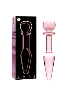 MODELO 7 PLUG CRISTAL BOROSILICATO TRANSPARENTE 13.5 CM -O- 3 CM DE LA MARCA NEBULA SERIES BY IBIZA