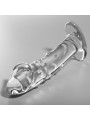 MODELO 19 DILDO CRISTAL BOROSILICATO TRANSPARENTE 18.5 CM -O- 4 CM DE LA MARCA NEBULA SERIES BY IBIZA