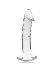 MODELO 19 DILDO CRISTAL BOROSILICATO TRANSPARENTE 18.5 CM -O- 4 CM DE LA MARCA NEBULA SERIES BY IBIZA