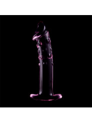 MODELO 19 DILDO CRISTAL BOROSILICATO TRANSPARENTE 18.5 CM -O- 4 CM DE LA MARCA NEBULA SERIES BY IBIZA